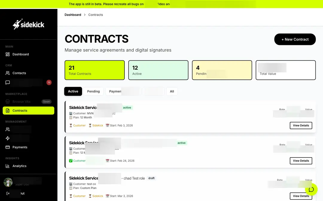 Interactive VA marketplace directory with