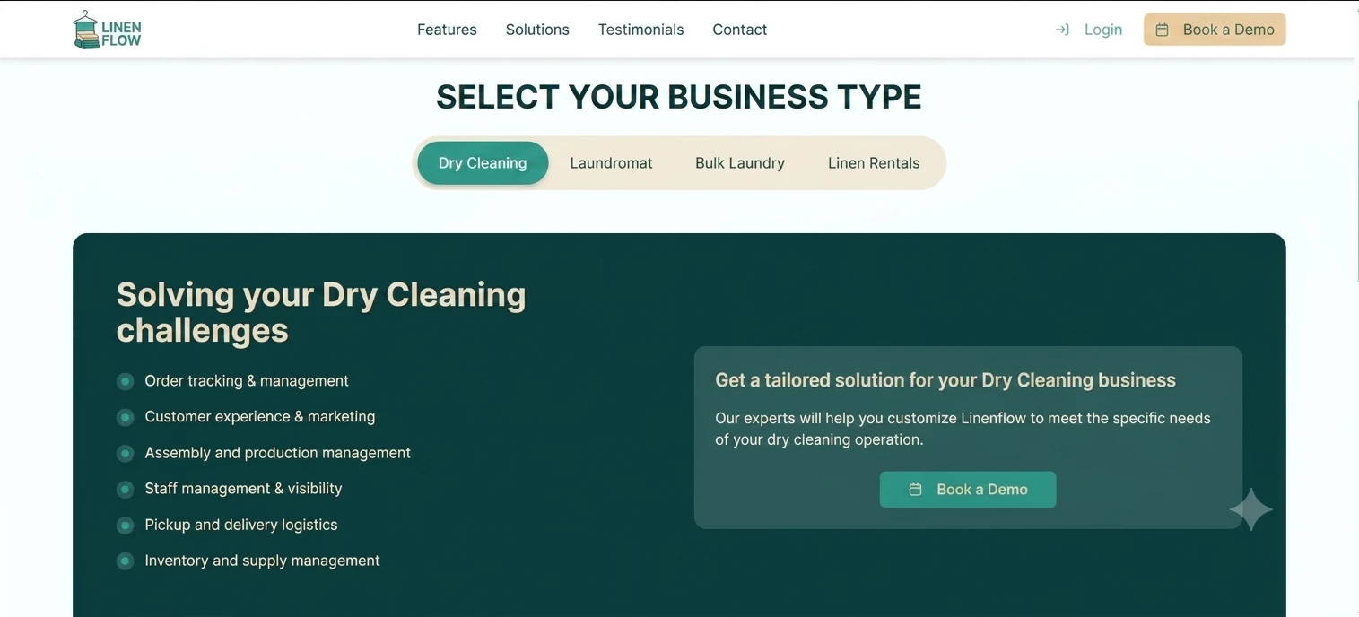 Tailored Solutions by Business Type