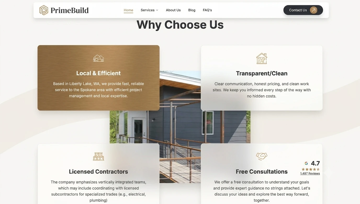 Why Choose Us — Trust & Transparency