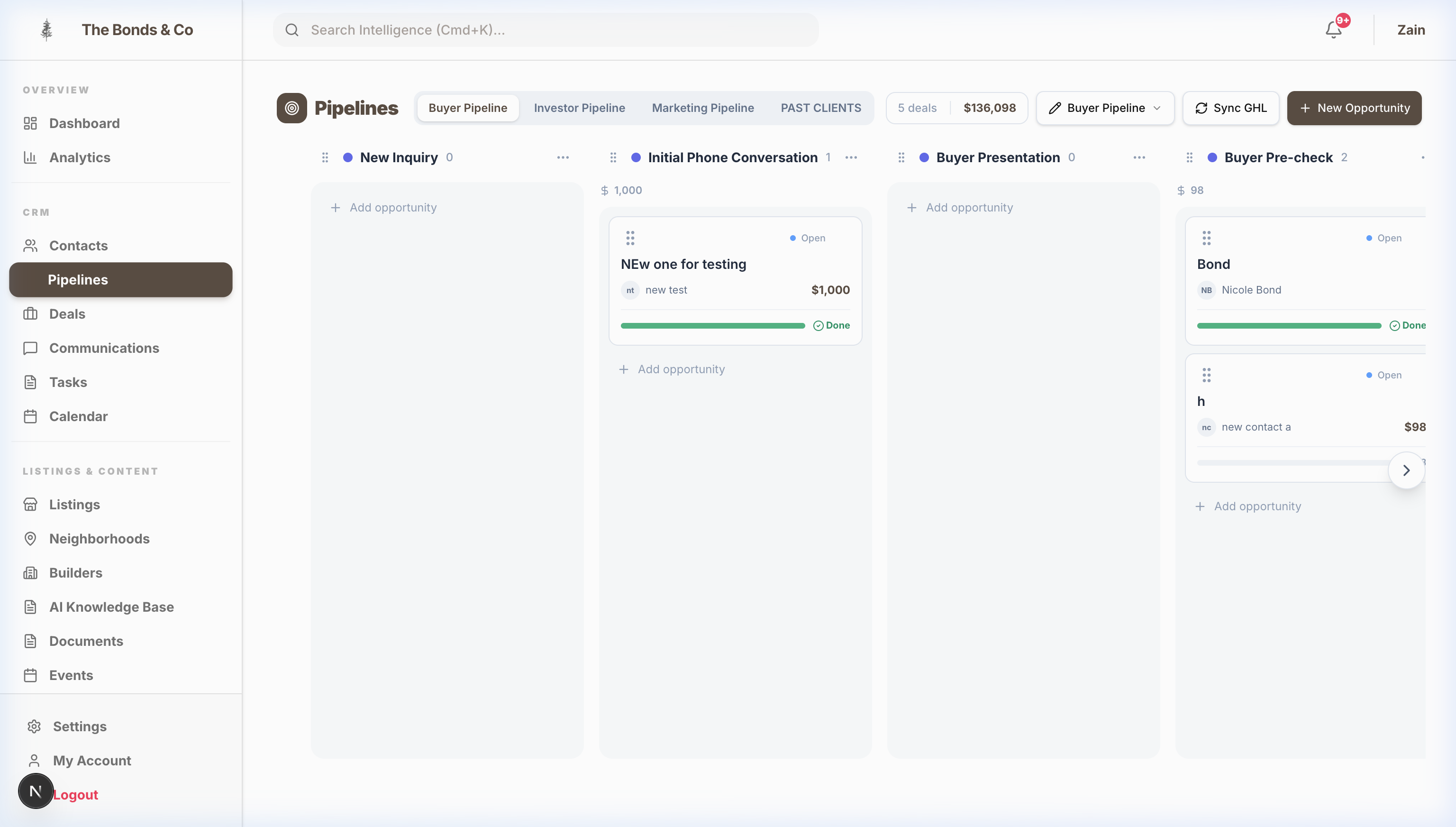 Visual Deal Tracking